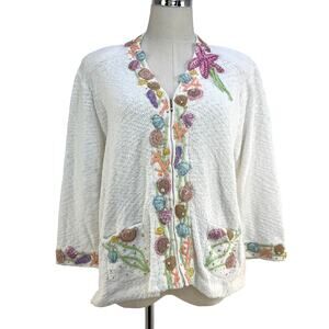 Vintage Nautical Beaded Cardigan Design Options by Philip and Jane Gordon White